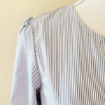Love, Fire  striped lace up blouse size small Photo 1