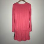 Michael Lauren Nelson Long Sleeve V Neck Romper Photo 6