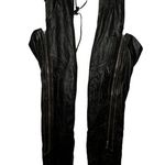 Harley Davidson Thick Black Leather Riding‎ Chaps Photo 0