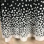 London Times LONDON TIME Black/Blush Pink 22W Ombre Dots Cap Sleeve Crepe Dress Photo 6