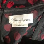 Lovers + Friends Blythe Mini Dress Black Red Polka Dot Medium Photo 8