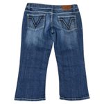 Vigoss  Collection Low Rise Distressed Capri 7 Photo 3