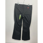 Dickies Womans  Crafted For Woman Size 16 Sh Black Slim Fit Flare Pants NWT Photo 1