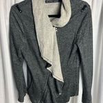BNCI by Blanc Noir  Distressed Zippered Cardigan Jacket Womens Size M Photo 0