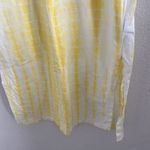 Ralph Lauren Polo  Yellow Tie Dye Dress Midi Side Slit 100% Cotton XS Photo 4