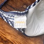 Sirena Vintage Blue & White Gingham Underwire Padded Bikini Top Photo 3