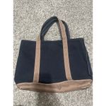VTG 90s LL Bean Boat & Tote Bag USA Canvas Rare Black Brown medium Photo 10