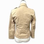 Apostrophe  Classic Jacket Flap Pockets Epaulettes Button Front Stretch Beige W 2 Photo 3