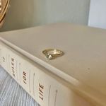 Gold Solitaire Simple Elegant Femme Ring “Gretha” Promise Engagement Fashion Jewelry Photo 7