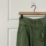 Boyish NEW  Clancy Wide Straight Leg Paperbag Trouser Pants Willow Photo 8