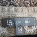 Title Nine SPEAKING SWEATER THICK KNIT CURVED HEM GRAY WOOL ALPACA BLEND MEDIUM Photo 10