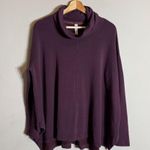 Athleta  Ethereal Brushed Funnel Neck Pullover Sweatshirt Women's Small Purple Photo 4