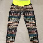 Prism sport Capri patterned leggings Green Photo 2