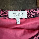 Derek Lam  10 Crosby Asymmetrical Black and Pink Skirt size 10 Photo 1