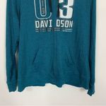 Harley Davidson Harley-Davidson Marled Blue Eastgate OH Graphic Zip Front Hoodie Size XL Photo 3