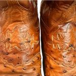 Tony Lama  TL125HD Genuine Ostrich Leather Western Cowboy Boots Size 7.5B Womens Photo 9