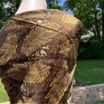 Perry Ellis  Black and Gold Artistic Scarf Photo 5