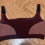 NAGNATA COLOUR BLOCK BRALET WOMEN'S SIZE M/L BURGANDY/PINK/BLACK Photo 1