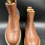 Everlane The Italian Leather Chelsea Boot Tobacco Brown 6.5 Women's Gum Outsole Photo 0