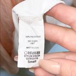 Sage  Bell Sleeve Orange White Deep V-Neck Mini Dress Photo 4