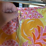 Lilly Pulitzer Vintage Pink Orange Yellow White Fruit Capri Pants Size 8 Photo 4