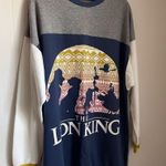 Disney Lion King Tunic Sleep Shirt Long Sleeve Soft Hi Lo Womens Medium Pajamas Photo 1