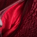 Patagonia Retro X Deep Pile Fleece Zip Up Jacket Size Medium Womens Red Photo 4