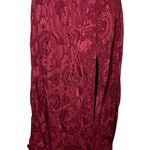 Victoria's Secret New Vintage Victoria Secret Gold label Burgundy Red Slip Night Gown Dress sz M Photo 4
