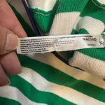 Daily Practice Medium Anthropologie Green White Striped Shorts Tight Knit Cotton Photo 6