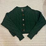 Free People Bonfire Cable Knit Cardigan Photo 0