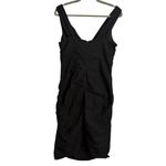 Eileen Fisher  Black Cocktail Dress | Cotton Blend | Stretchy | LBD | Size 10 Photo 1