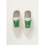 The Row Marley Suede Paneled Leather Sneakers Milk White Womens Size 35 5 Photo 3