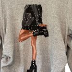 Love & Lace Super Soft High Heel Novelty Print Side Cinched Seeater, Sz XL Gray Photo 11