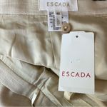 Escada Skirt Creamy Tan Silk & Wool Blend Pencil Skirt Sz EU 42 NWT Neutral Photo 8