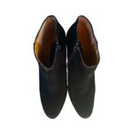 Steven By Steve Madden Steven Steve Madden Bootie Ankle Boots Lipstik Suede Black size 7 zipper Heels Photo 3