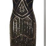 Babeyond Beaded Sequin Fringe Party Dress Size XS Photo 1