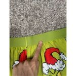 American Eagle grinch plush pj shorts elastic waist loungewear christmas green L Photo 9