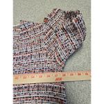 Tuckernuck  Belfast‎ Blouse Tweed V-Neck Fringe Trim Relaxed Fit Size Small Photo 7