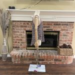 Lush Clothing Lush (Nordstrom) abstract black white and neon pink tank w/ fringe / S / EUC Photo 6