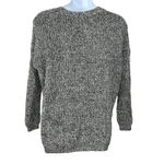 Aerie  Gray Chunky Knit XL Sweater Confetti Threads Lace-Up Pullover Photo 2