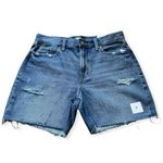Old Navy  High-Waisted Slouchy Straight Cutoff Jean Shorts for Women SZ 6 Photo 2