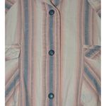 Cruel Girl  Pink Gray Striped Snap Front Western Shirt Size XL  Cotton Cowgirl Ro Photo 3