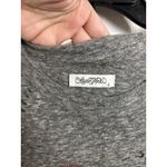Lauren Moshi  Capri Crystal Biting Lip Gray Distressed T-Shirt Size Small Grunge Photo 3