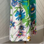 Julie Brown Silk Spring Floral Sleeveless Knee Length Dress size 4 Photo 6