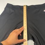 Nike  Femme Rib Pants Womens XL Black Stretch Embroidered Swoosh Logo Wide Leg Photo 10