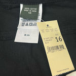 Eddie Bauer Vtg Y2K Long Skirt Womens Black Corduroy Stretch Size 16 Photo 6