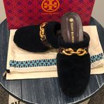 Tory Burch Shearling Clogs Photo 4