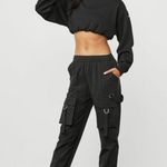 Alo Yoga Alo High-Waist City Wise Cargo Pant Black Edgy Gothic Utility Hi-Rise Joggers XS Photo 4