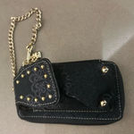 Kathy Van Zeeland Wallet Black and Gold Chain Wallet By  Photo 7