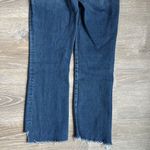 MOTHER The Insider Crop Step Fray Flared Jeans in Sweet And Sassy 25 Blue Photo 14